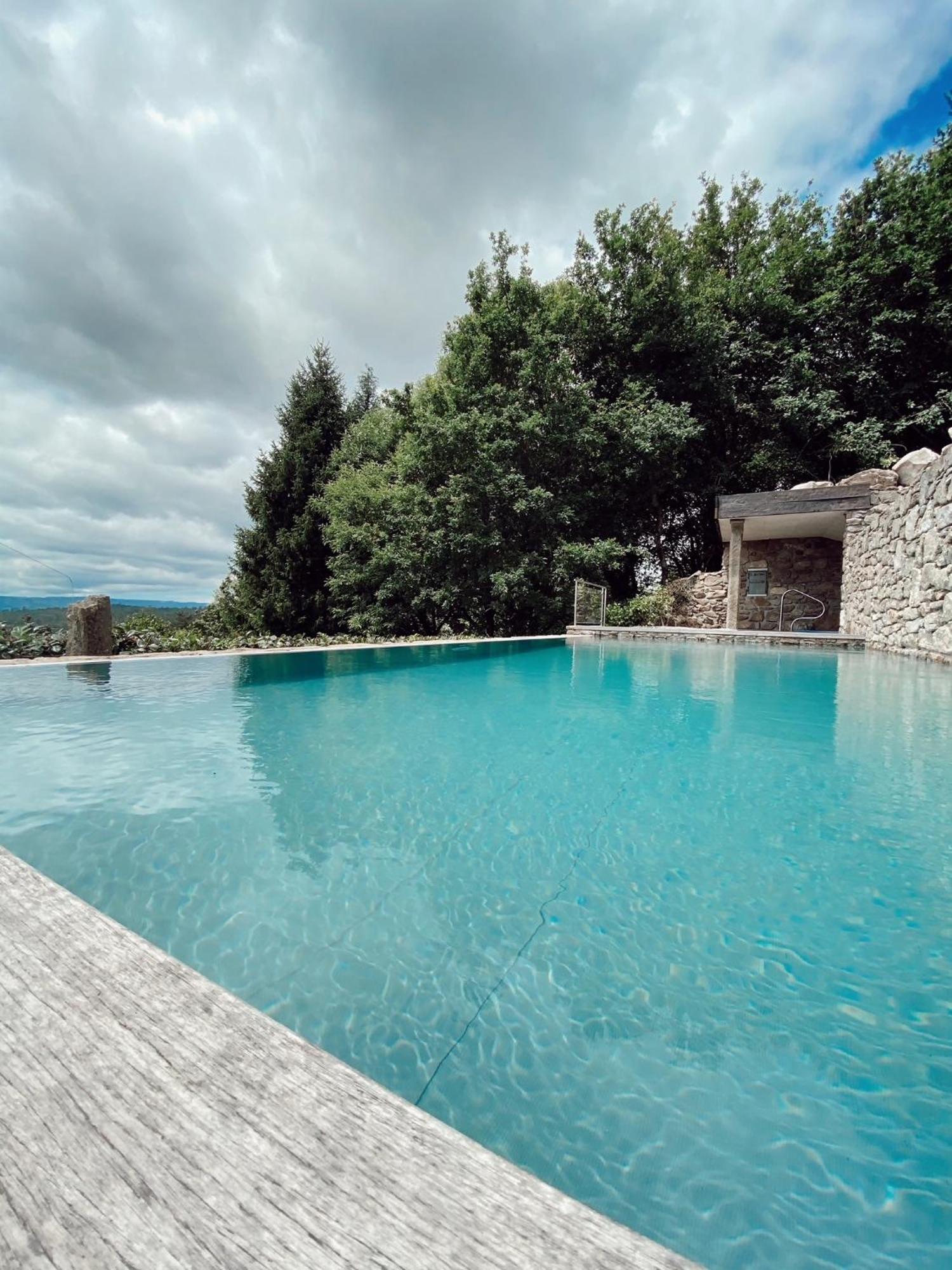 Villa Casa Do Cebro Casa Con Piscina Y Jacuzzi Privados San Giacomo di Compostella Esterno foto