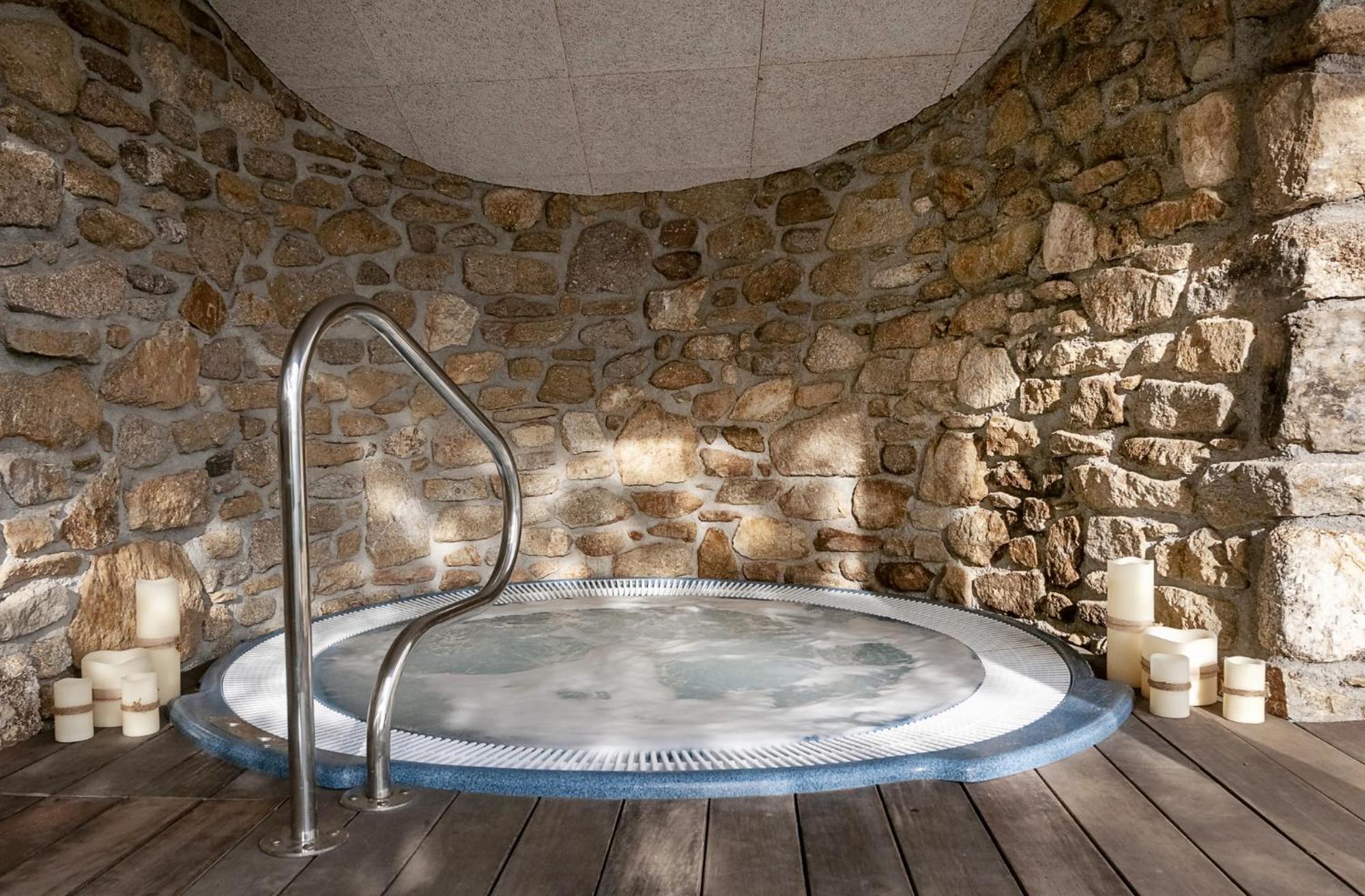 Villa Casa Do Cebro Casa Con Piscina Y Jacuzzi Privados San Giacomo di Compostella Esterno foto